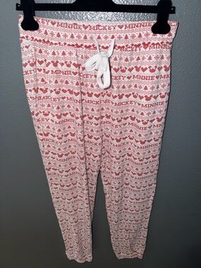 Disney Mickey and Minnie Christmas Holiday Pajama Pants